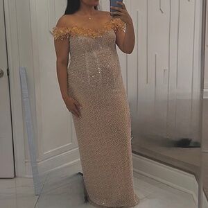 Custom Maternity Evening Dress